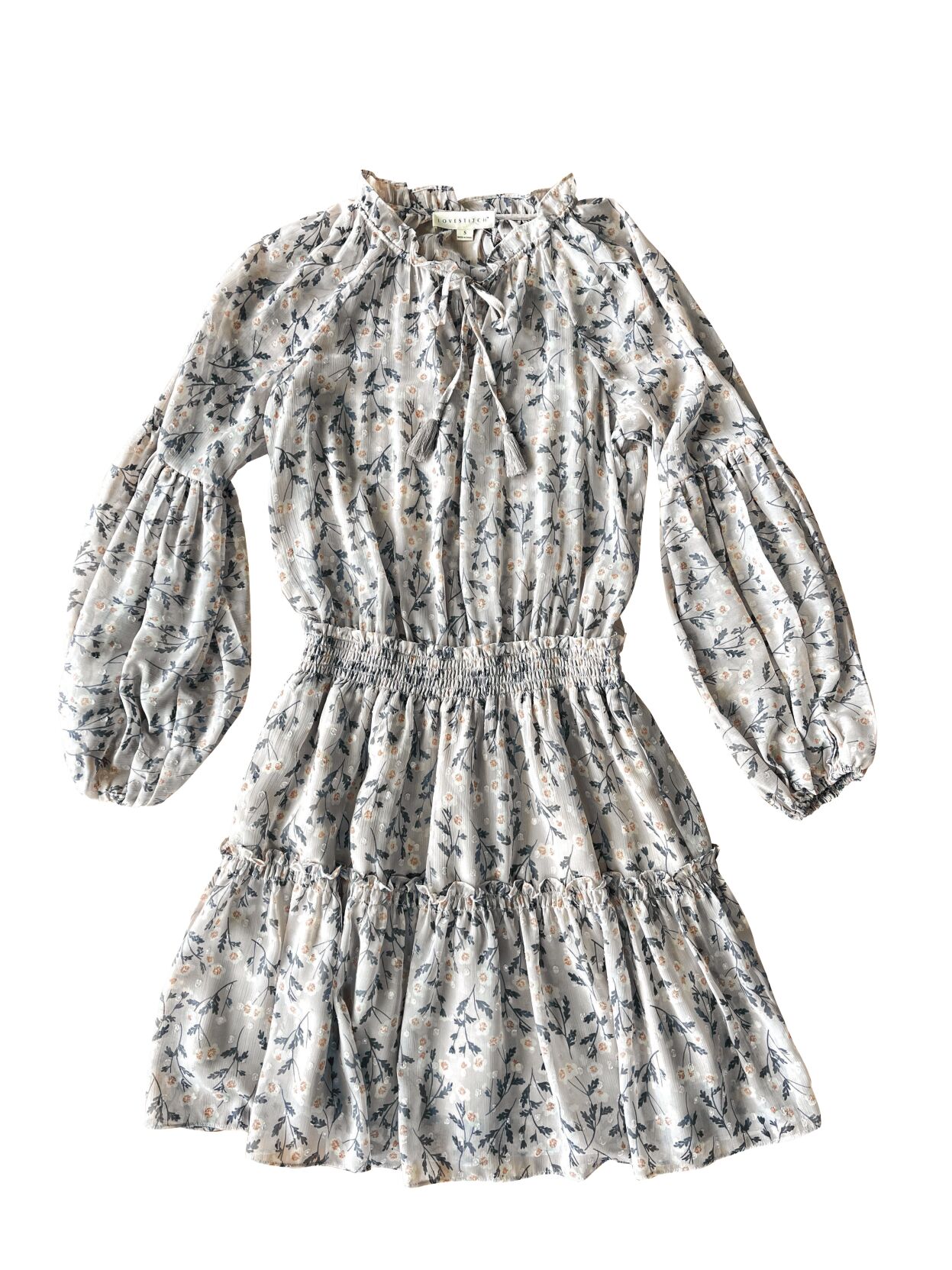 Smocked-waist Dress